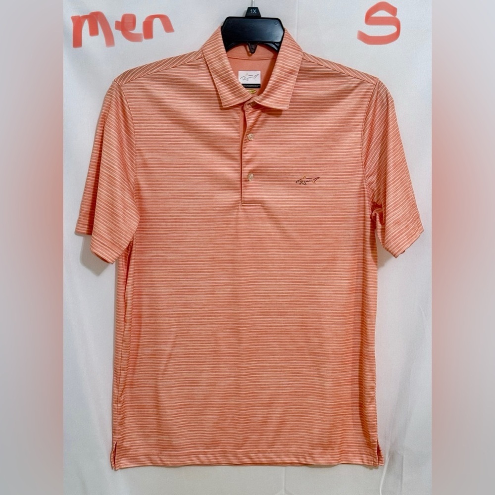 Greg Norman Collection Orange Polo Shirt Short Sleeve
